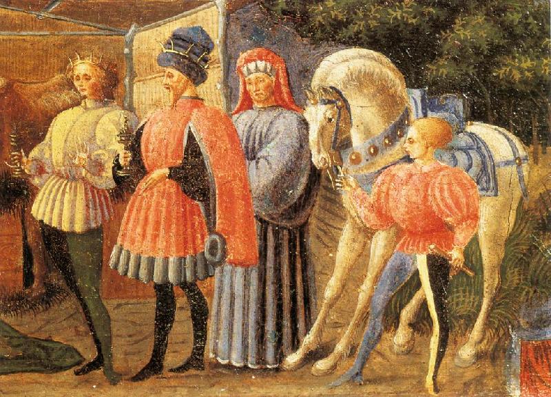 Adoration of the Magi (Quarate predella, detail) qt, UCCELLO, Paolo